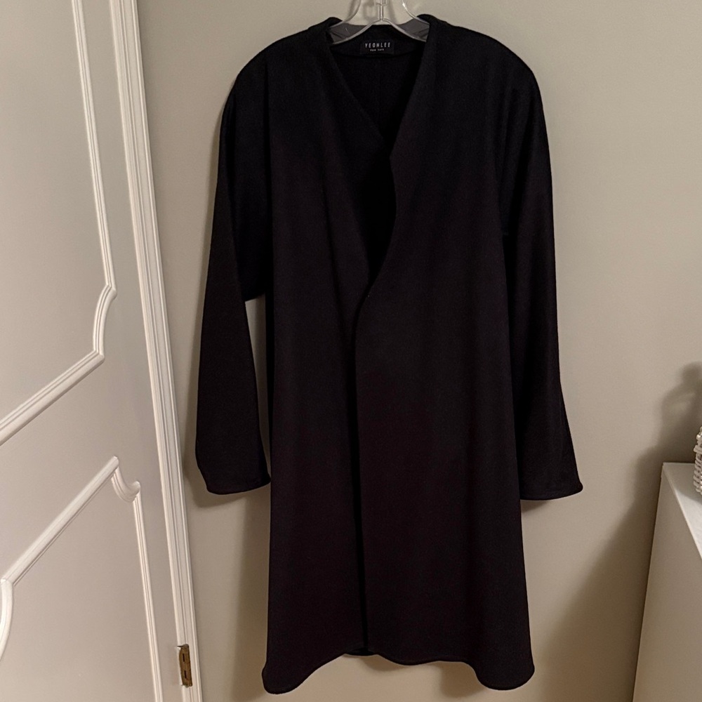 Yeohlee Women's Black Wool Coat